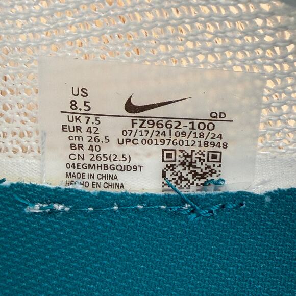 Nike Zoom Superfly Elite 2 Men\'s 8.5 Flyknit White Track Spikes FZ9662-100 main image 5